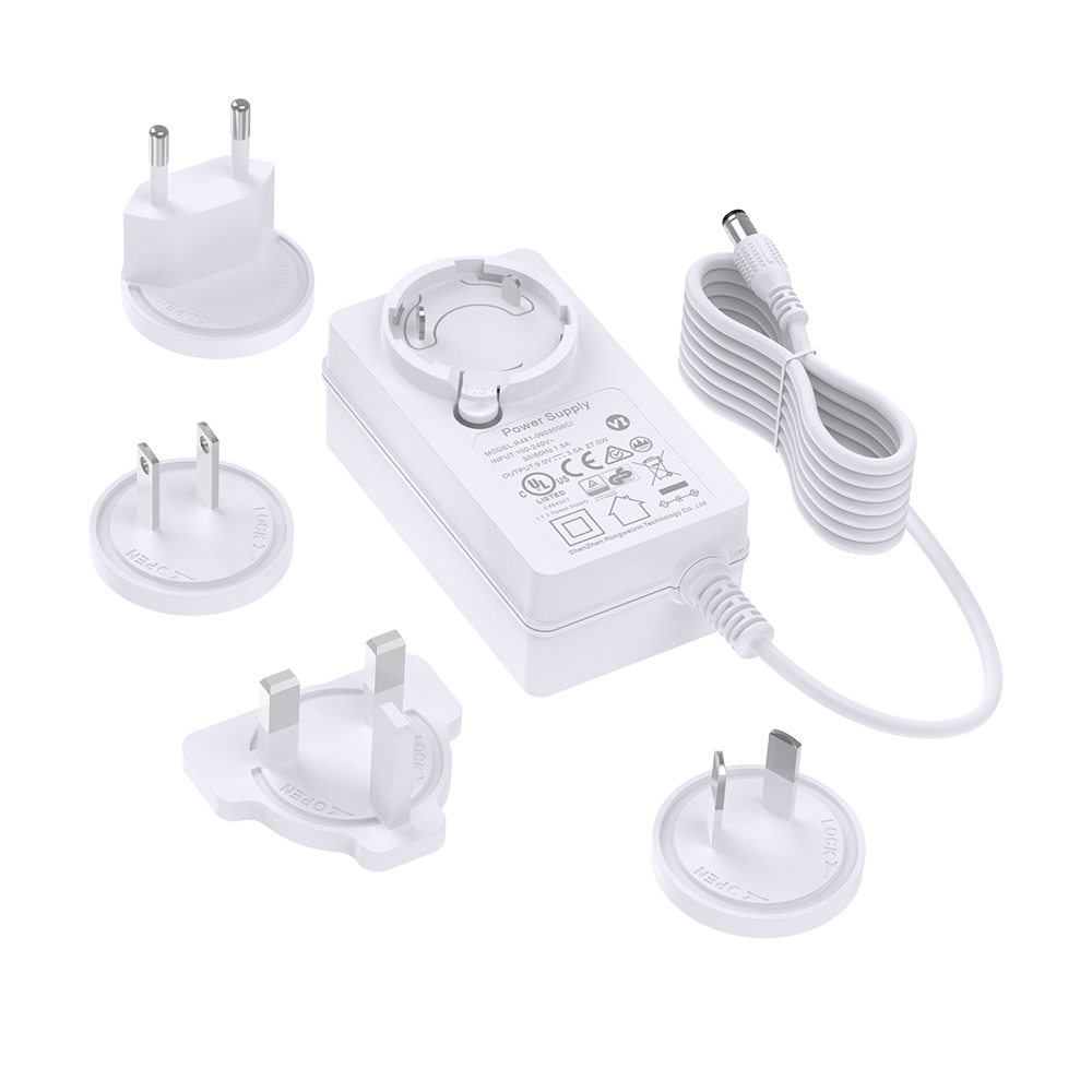 24V 2A 48w Interchangeable Plug Power Adapter